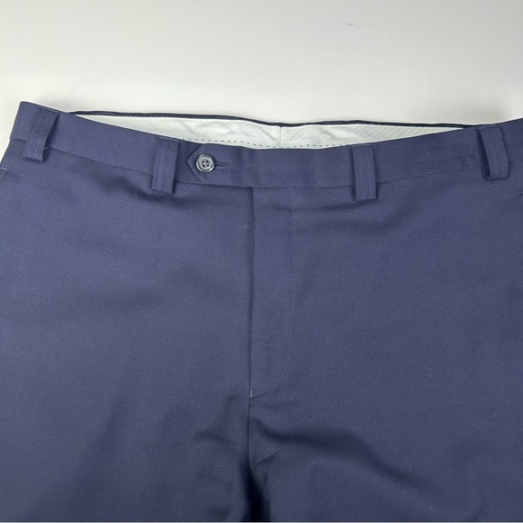 Lauren Ralph Lauren Men's Blue Wool Blend Zip Fly Dress Pants Size 35W 32L - Picture 8 of 11